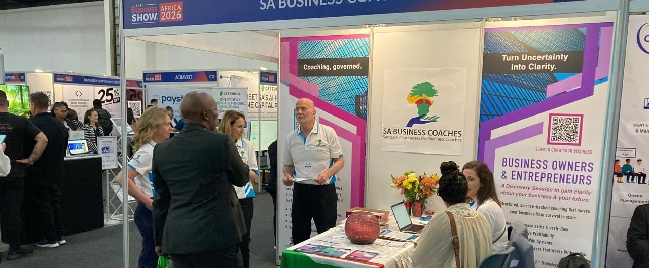 The SA Business Coaches stand, C31, at The Business Show :: Africa 2026